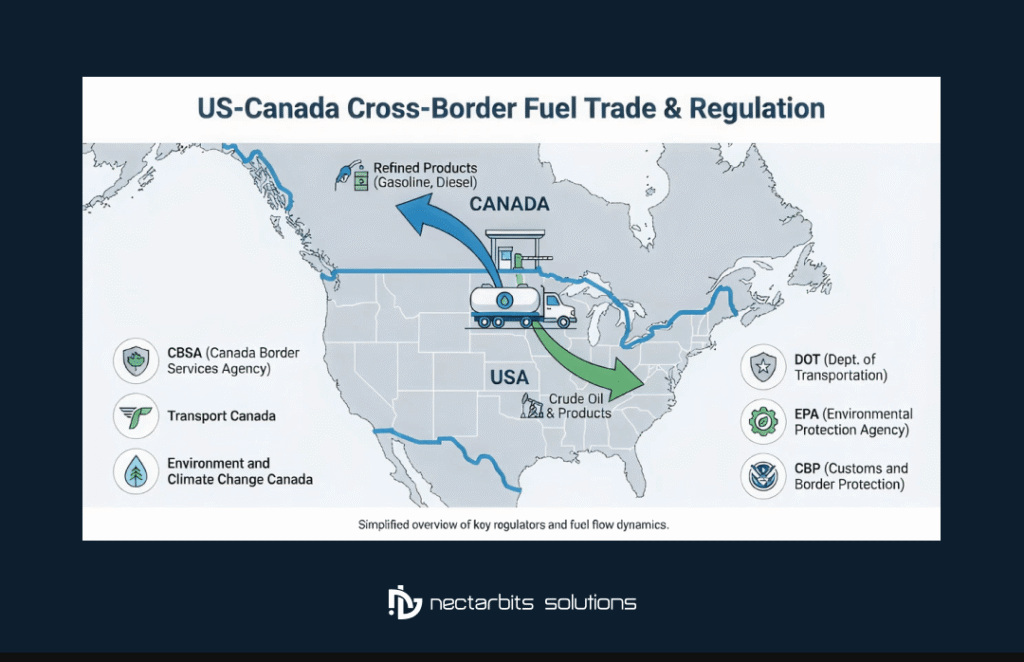 Cross-Border Fuel Delivery Regulations: Navigating US–Canada Opportunities 2 cross-border fuel delivery regulations