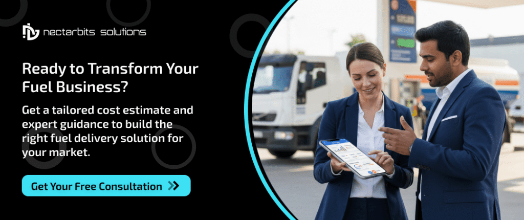 How Much Does It Cost to Build a Fuel Delivery App in 2026? 2 fuel delivery app development cost