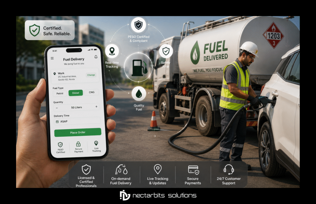 Fuel Delivery App Development

